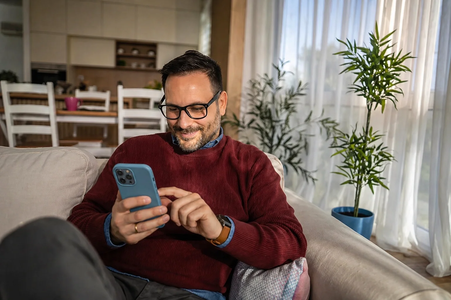 Man using MindDrive to make sense of work stress